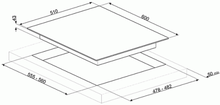 Варочная поверхность газовая SMEG PX164L купить с доставкой по Москве и Московской области в интернет-магазине АваТехно