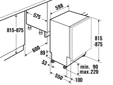 Встраиваемая посудомоечная машина KUPPERSBUSCH IGVE 6610.1 купить с доставкой по Москве и Московской области в интернет-магазине АваТехно
