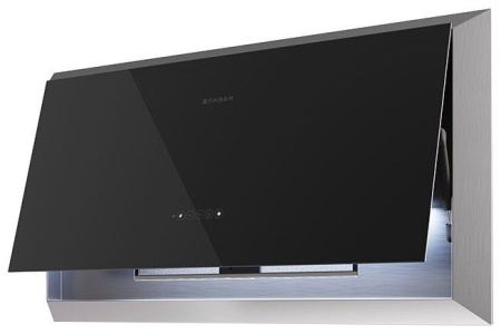 Каминная вытяжка FABER Twice Aries BK Glass/X A90 купить с доставкой по Москве и Московской области в интернет-магазине АваТехно