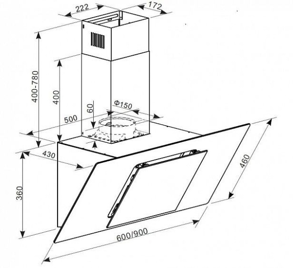 Вытяжка ZIGMUND & SHTAIN K 134.9 W купить с доставкой по Москве и Московской области в интернет-магазине АваТехно