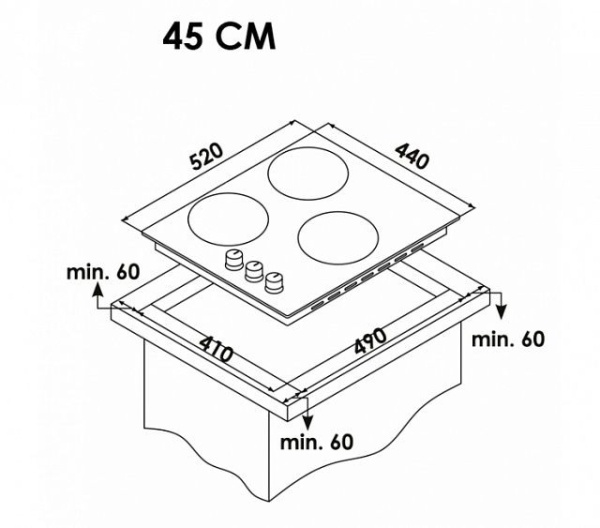 Cтеклокерамическая панель Schaub Lorenz SLK MY4630 купить с доставкой по Москве и Московской области в интернет-магазине АваТехно