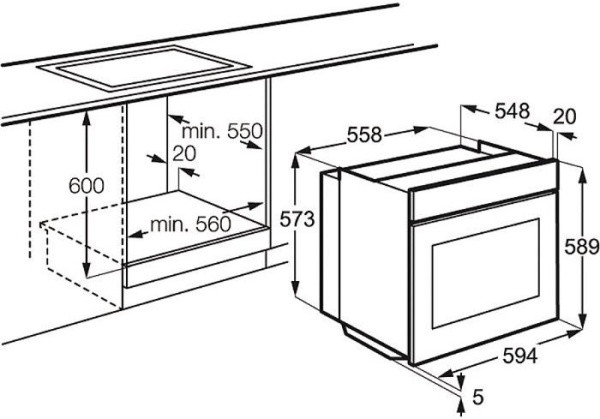 Духовой шкаф ELECTROLUX eob 3410 aox купить с доставкой по Москве и Московской области в интернет-магазине АваТехно