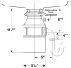 Измельчитель пищевых отходов InSinkErator Standart 460 купить с доставкой по Москве и Московской области в интернет-магазине АваТехно