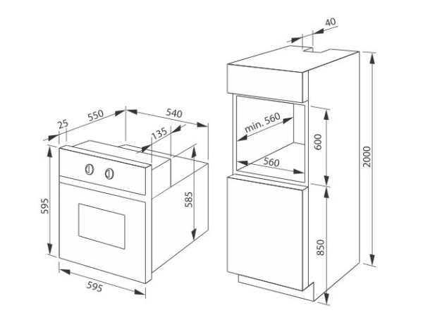 Духовой шкаф WEISSGAUFF oe 69 pdx купить с доставкой по Москве и Московской области в интернет-магазине АваТехно