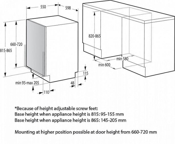 Посудомоечная машина GORENJE GV 62011 купить с доставкой по Москве и Московской области в интернет-магазине АваТехно