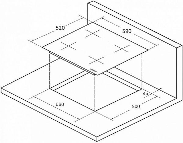 Поверхность KUPPERSBERG fa6if11 купить с доставкой по Москве и Московской области в интернет-магазине АваТехно