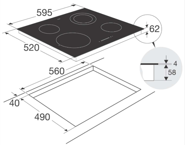 Поверхность ASKO HCL614G купить с доставкой по Москве и Московской области в интернет-магазине АваТехно