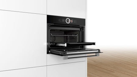 Духовой шкаф Bosch CSG 656RB1 черный купить с доставкой по Москве и Московской области в интернет-магазине АваТехно