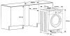 Встраиваемая стиральная машина Weissgauff WMI 6147 Inverter Steam купить с доставкой по Москве и Московской области в интернет-магазине АваТехно