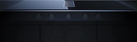 Индукционная панель с вытяжкой Kuppersbusch KMI 9850.1 SR-S Silver Chrome купить с доставкой по Москве и Московской области в интернет-магазине АваТехно
