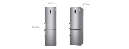 Холодильник LG GA-M599 ZMQZ купить с доставкой по Москве и Московской области в интернет-магазине АваТехно