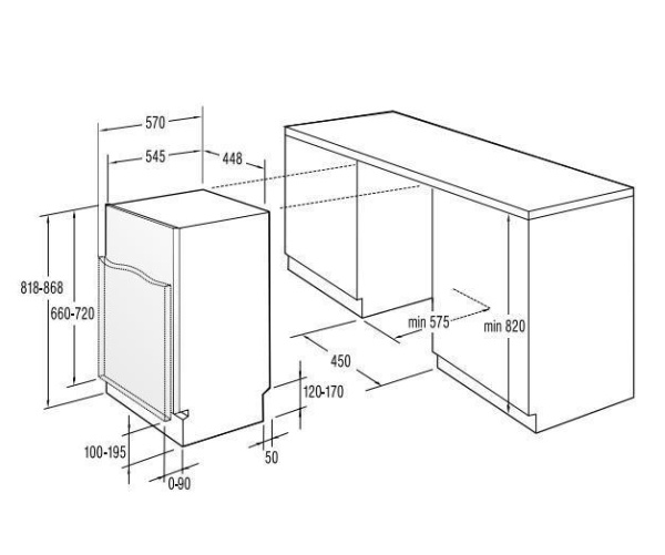 Посудомоечная машина GORENJE gv 52250 купить с доставкой по Москве и Московской области в интернет-магазине АваТехно