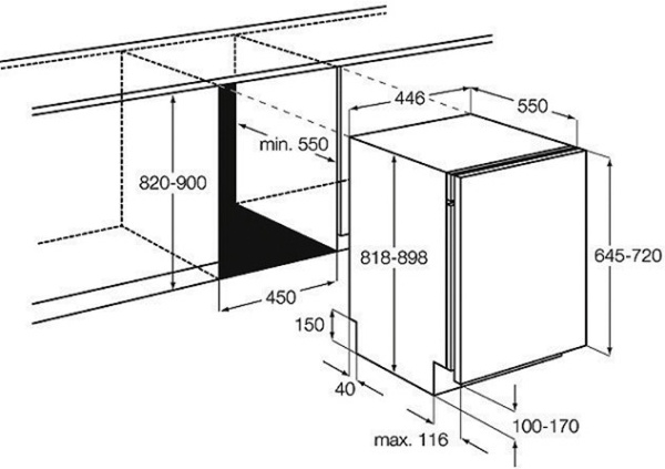 Посудомоечная машина ELECTROLUX esl 4300 ra купить с доставкой по Москве и Московской области в интернет-магазине АваТехно