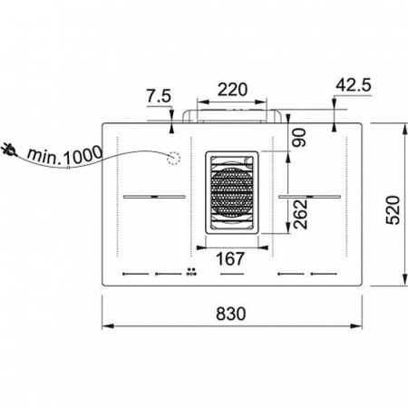 Варочная панель со встроенной вытяжкой FRANKE FMY 839 купить с доставкой по Москве и Московской области в интернет-магазине АваТехно
