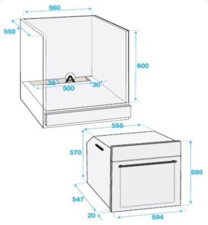 Электрический духовой шкаф BEKO bim 24301wcs купить с доставкой по Москве и Московской области в интернет-магазине АваТехно