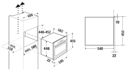 Микроволновая печь KUPPERSBUSCH EMWK 6551.0 W1 Stainless Steel купить с доставкой по Москве и Московской области в интернет-магазине АваТехно