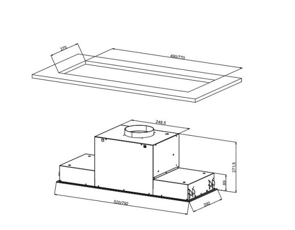 ВЫТЯЖКА JACKY'S JV BB982 купить с доставкой по Москве и Московской области в интернет-магазине АваТехно