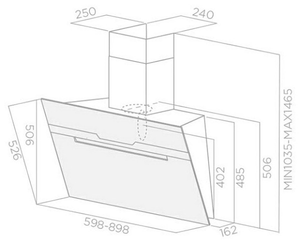 Вытяжка ELICA MAJESTIC SENSE BL/F/60 купить с доставкой по Москве и Московской области в интернет-магазине АваТехно