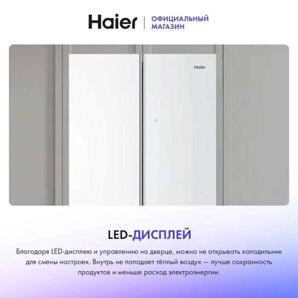Холодильник HAIER HB18FGWAAARU купить с доставкой по Москве и Московской области в интернет-магазине АваТехно
