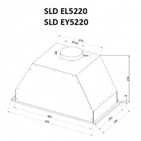 ВЫТЯЖКА SCHAUB LORENZ SLD EY5220 купить с доставкой по Москве и Московской области в интернет-магазине АваТехно