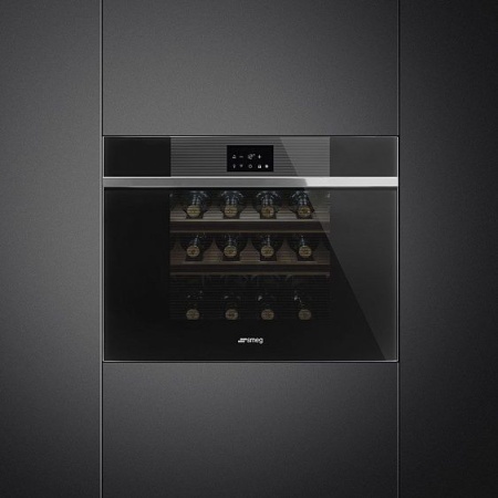 Встраиваемый винный шкаф SMEG CVI118RWN2 купить с доставкой по Москве и Московской области в интернет-магазине АваТехно