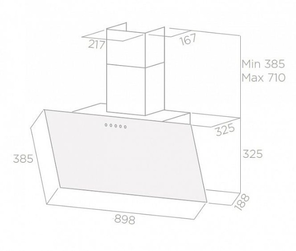 Вытяжка ELICA SHIRE BK/A/90 купить с доставкой по Москве и Московской области в интернет-магазине АваТехно