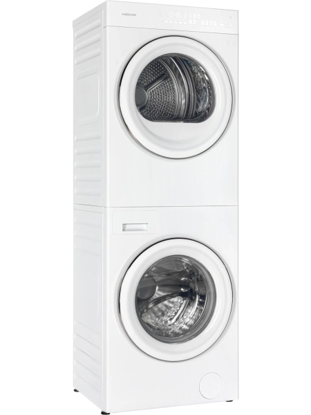 Стирально-сушильная машина HIBERG TURELLE i-10 W созависимый монокомплект с единой панелью управления купить с доставкой по Москве и Московской области в интернет-магазине АваТехно