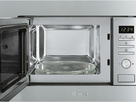 Микроволновая печь SMEG FMI017X купить с доставкой по Москве и Московской области в интернет-магазине АваТехно
