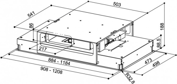 Вытяжка FABER 110.0456.206 FABER HIGH-LIGHT WH MATT A91 купить с доставкой по Москве и Московской области в интернет-магазине АваТехно