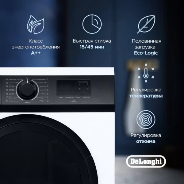 Стиральная машина DeLonghi CAMILLA L 724 V купить с доставкой по Москве и Московской области в интернет-магазине АваТехно