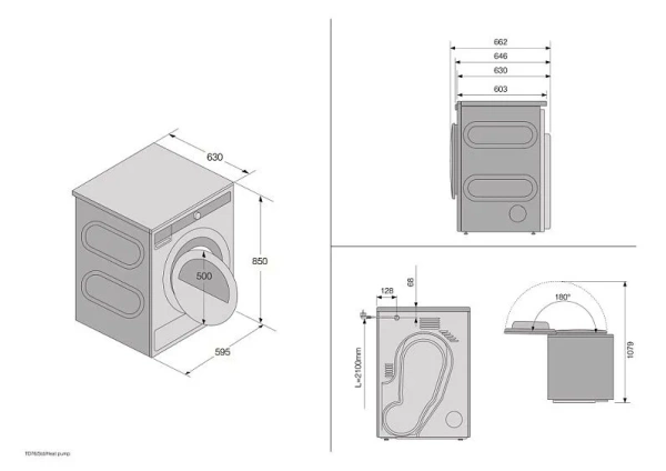 Сушильная машина Asko T709HUW купить с доставкой по Москве и Московской области в интернет-магазине АваТехно