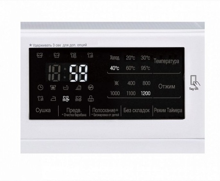 Стиральная машина с фронтальной загрузкой LG F12U2HDM1N купить с доставкой по Москве и Московской области в интернет-магазине АваТехно