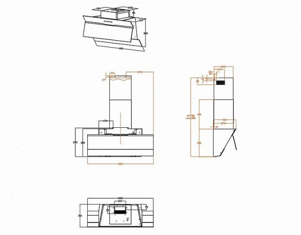 Вытяжка HAIER HVX-W992GBA купить с доставкой по Москве и Московской области в интернет-магазине АваТехно