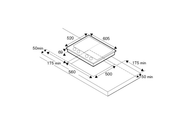 Варочная поверхность BERTAZZONI PM6040X Варочная поверхность BERTAZZONI PM6040X купить с доставкой по Москве и Московской области в интернет-магазине АваТехно