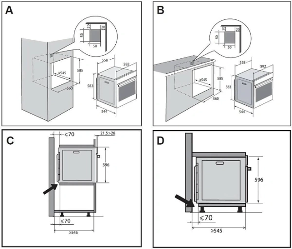 Духовой шкаф DE DIETRICH DOR4546HE купить с доставкой по Москве и Московской области в интернет-магазине АваТехно