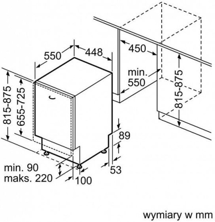 Посудомоечная машина Bosch SPV 46MX01 E купить с доставкой по Москве и Московской области в интернет-магазине АваТехно