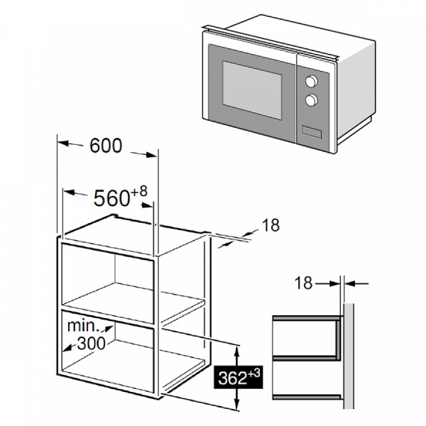 МИКРОВОЛНОВАЯ ПЕЧЬ MAUNFELD MBMO.20.8GB купить с доставкой по Москве и Московской области в интернет-магазине АваТехно