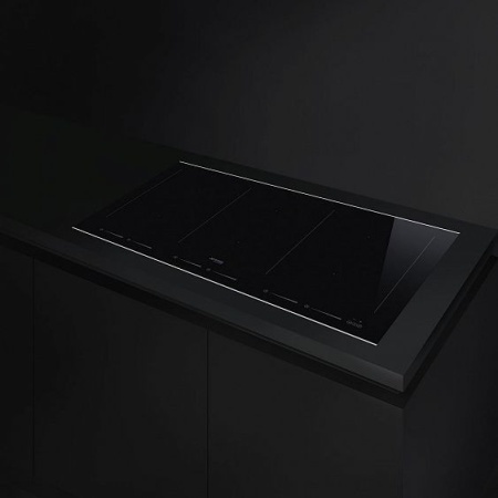 Индукционная варочная панель Smeg SIM693WLDX купить с доставкой по Москве и Московской области в интернет-магазине АваТехно