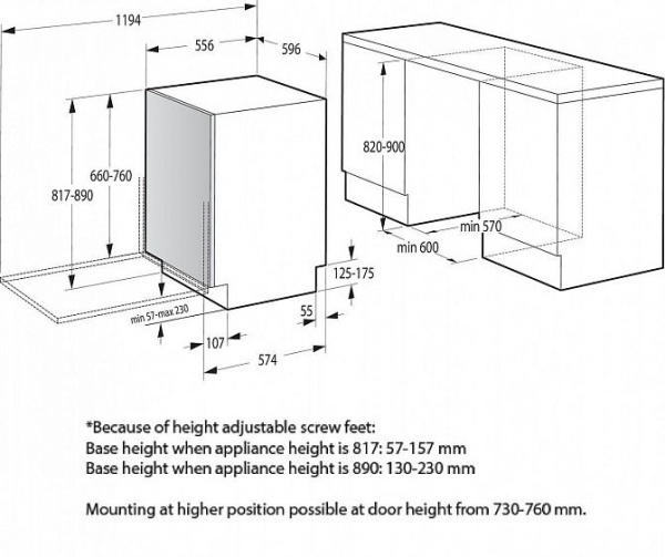 ПОСУДОМОЕЧНАЯ МАШИНА GORENJE GV631D60 купить с доставкой по Москве и Московской области в интернет-магазине АваТехно
