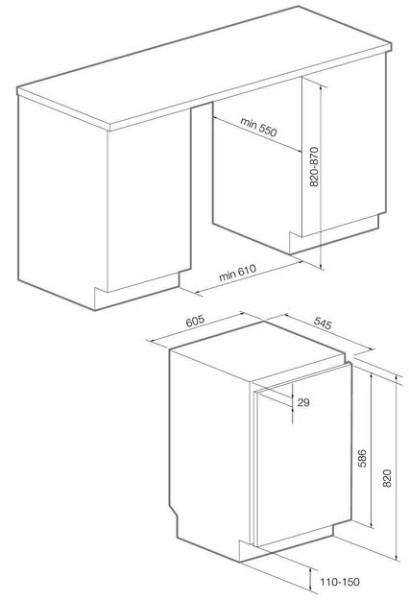 ХОЛОДИЛЬНИК GRAUDE FK 80.1 купить с доставкой по Москве и Московской области в интернет-магазине АваТехно