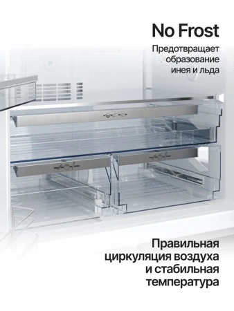 ХОЛОДИЛЬНИК KUPPERSBERG NMFV 18591 BK SILVER купить с доставкой по Москве и Московской области в интернет-магазине АваТехно
