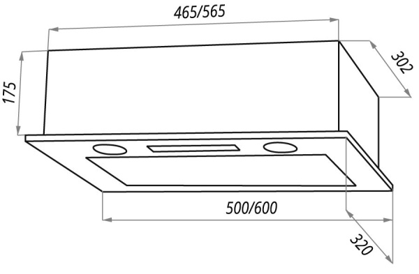 Вытяжка MAUNFELD Crosby Push 50 INOX купить с доставкой по Москве и Московской области в интернет-магазине АваТехно