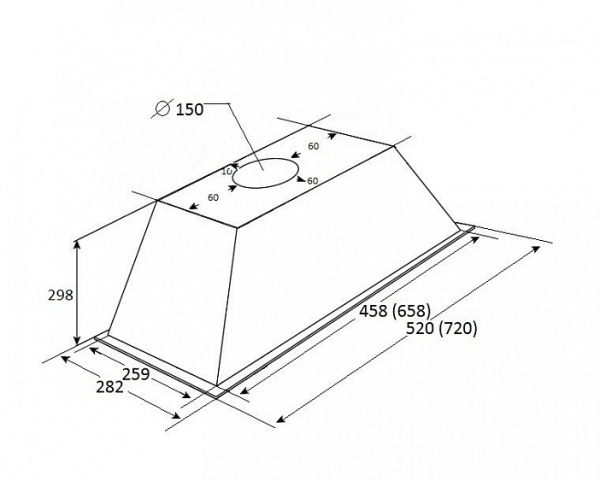 Вытяжка KUPPERSBERG INLINEA 52 C купить с доставкой по Москве и Московской области в интернет-магазине АваТехно
