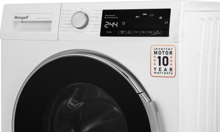 Стиральная машина WEISSGAUFF WM 49127 DS Inverter Steam купить с доставкой по Москве и Московской области в интернет-магазине АваТехно