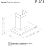 Вытяжка PANDO P-401/80 IX 1050 SEC PLUS купить с доставкой по Москве и Московской области в интернет-магазине АваТехно