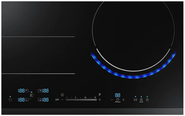 Варочная поверхность Samsung NZ64R9777GK черный купить с доставкой по Москве и Московской области в интернет-магазине АваТехно