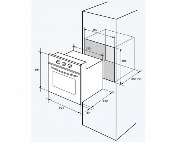 Электрический духовой шкаф DELONGHI cm 9 x купить с доставкой по Москве и Московской области в интернет-магазине АваТехно