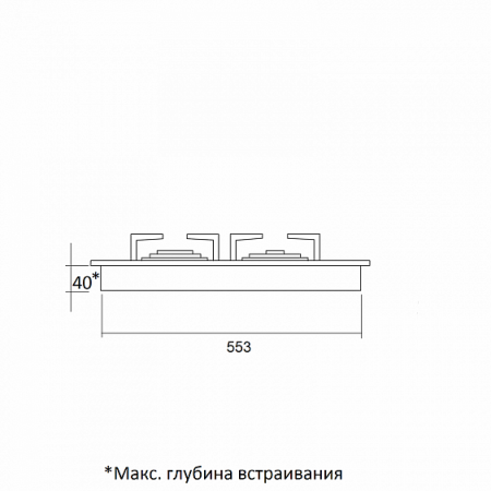 Поверхность KUPPERSBERG TS 62 B купить с доставкой по Москве и Московской области в интернет-магазине АваТехно