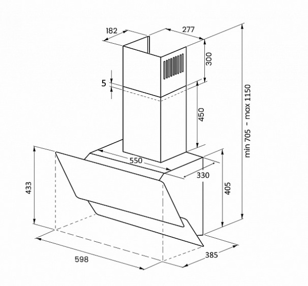 Вытяжка KUPPERSBERG F 630 W купить с доставкой по Москве и Московской области в интернет-магазине АваТехно