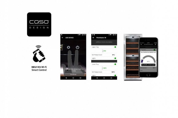 Винный шкаф Caso WineComfort 1800 Smart купить с доставкой по Москве и Московской области в интернет-магазине АваТехно